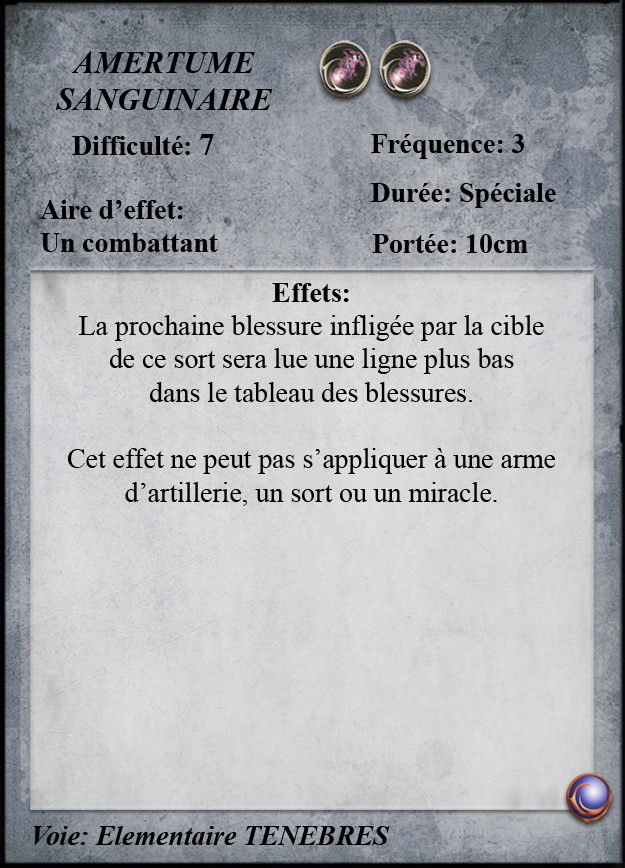 Amertume Sanguinaire